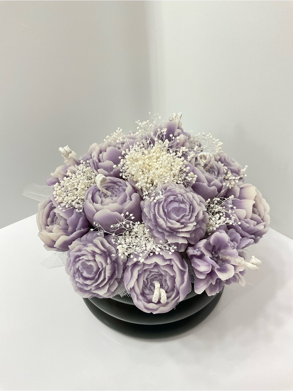 🕯️🪷100% Soy Wax Floral Arrangement - Picture 3 of 4